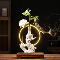 aesthetic incense burner lotus modern aroma diffuser incense burners electric of smoke waterfall incienso quemador room decor
