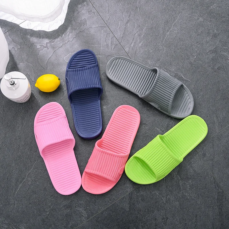 2023 Men Women New Soft  Sole Slides Summer Sandals Couples Slippers Home Non Slip Bathroom Shoe