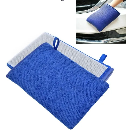 1x Clay Bar Mitt Clay Glove Detailing Cleaning Faster Than Clay Bar Towel Cloth Car Wash Gloves High Quality 22.5x15.5cm