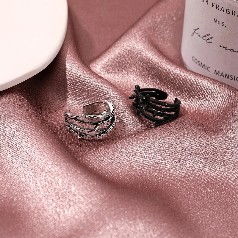 Европейский и американский индивидуальный дизайн многослойное Открытое кольцо