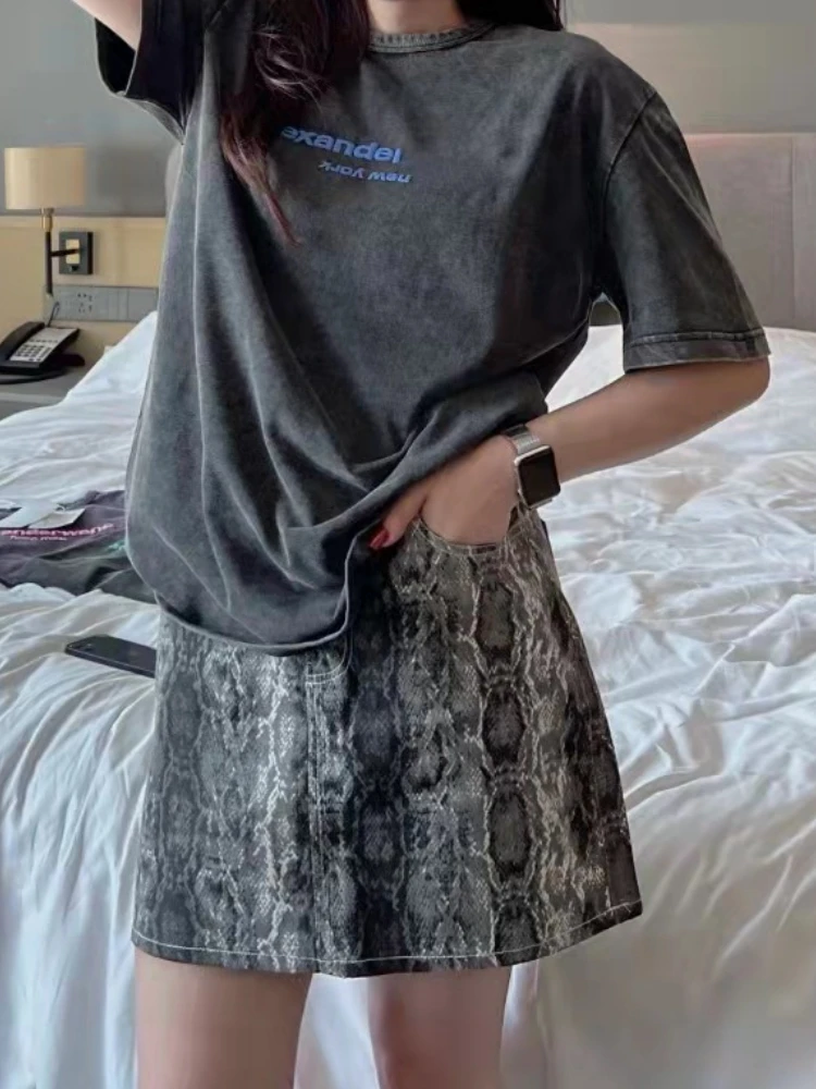 

Women T-shirt 2022 Summer New 100% Cotton Letter Three-dimensional Printing Round Neck Loose Pullover Short-sleeved T-shirt