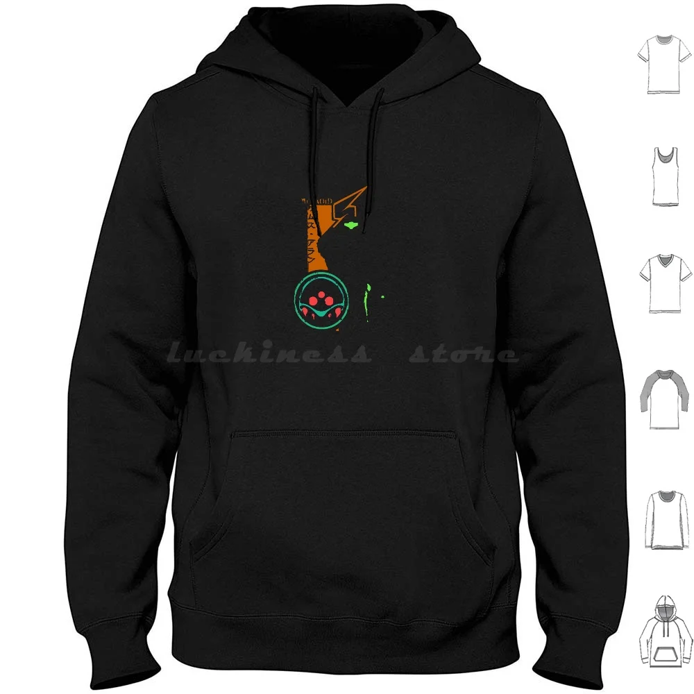 

Profile-Metroid Hoodie cotton Long Sleeve Metroid Fantasy Game Gamer Gaming Metroid Prime Metroid Samus Aran Retro Samus