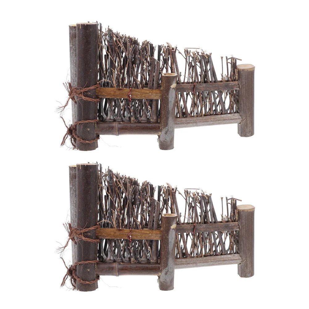 

2 шт., бамбуковый забор для чайного столика