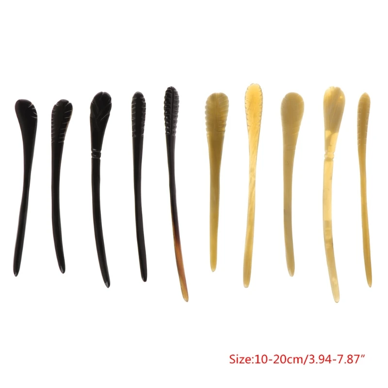 

Women Hairpins Retro Chinese Style Natural Horn Hair Jewelry Decorations