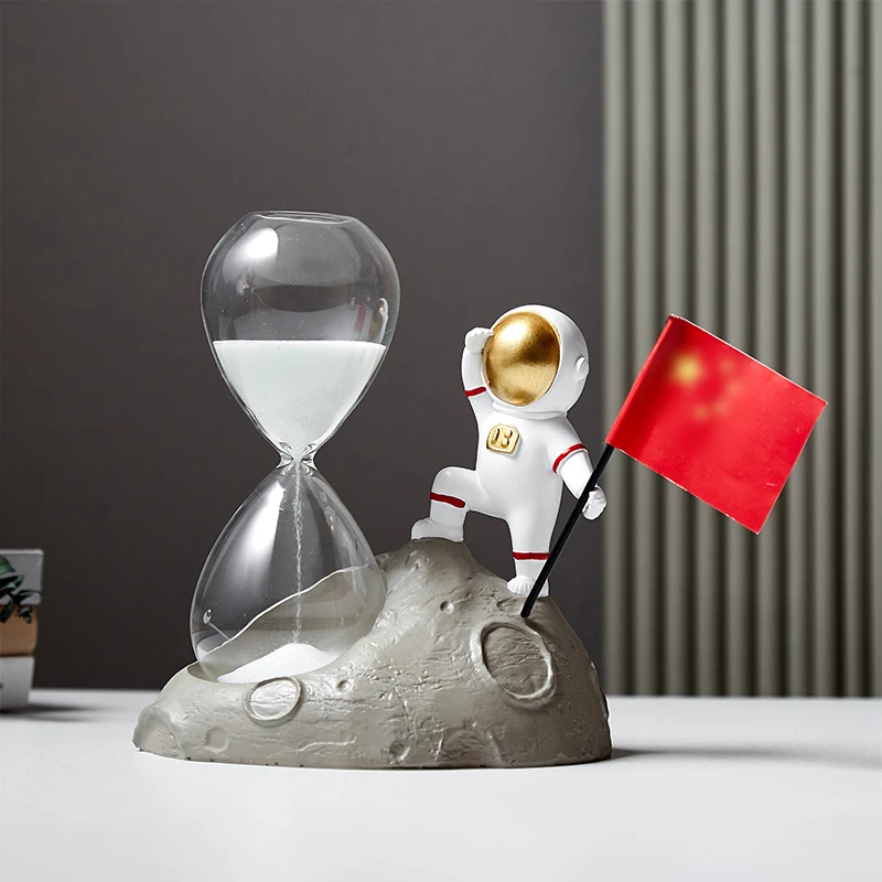 Home Decoration Astronaut Hourglass 5 Minutes Timer Desk Table Clock Sand Children Toy Gifts | Дом и сад
