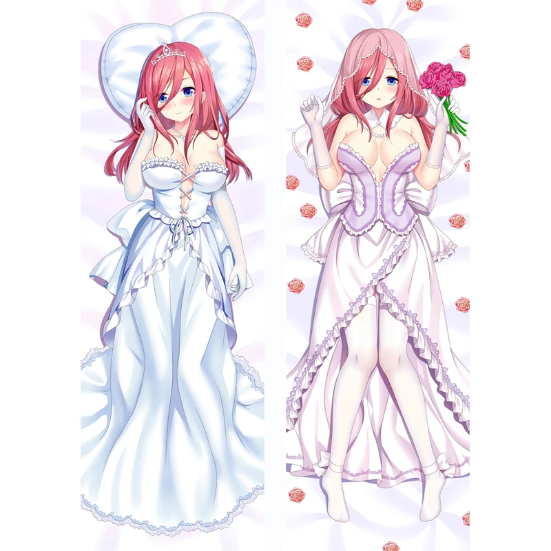 

New Pattern The Quintessential Quintuplets Pillowcase Nakano Miku Dakimakura Customize Anime Hugging Body PillowCover