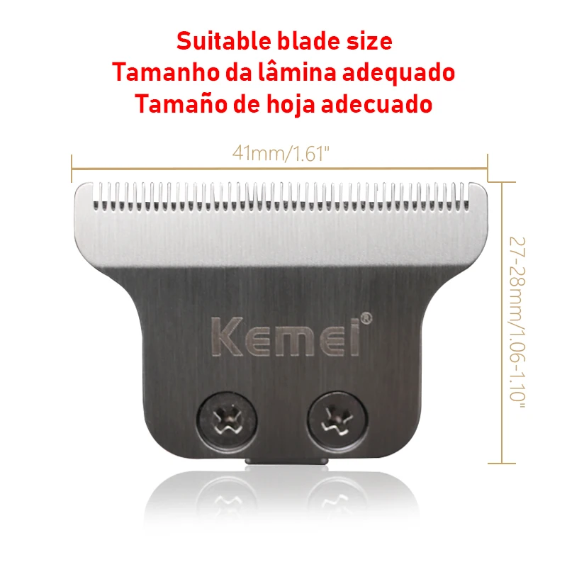Фото Для Kemei KM-5027 1949 5098 9163 5021 и т. д. Триммер для волос, универсальная черная защита, направляющая для стрижки волос парикмахера №3