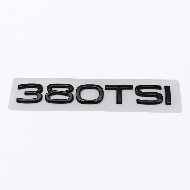 

Значок с буквами заднего багажника автомобиля 280TSI 300TSI 330TSI 380TSI наклейка для Volkswagen Golf Lavida Santana Touran Passat B5 Scirocco