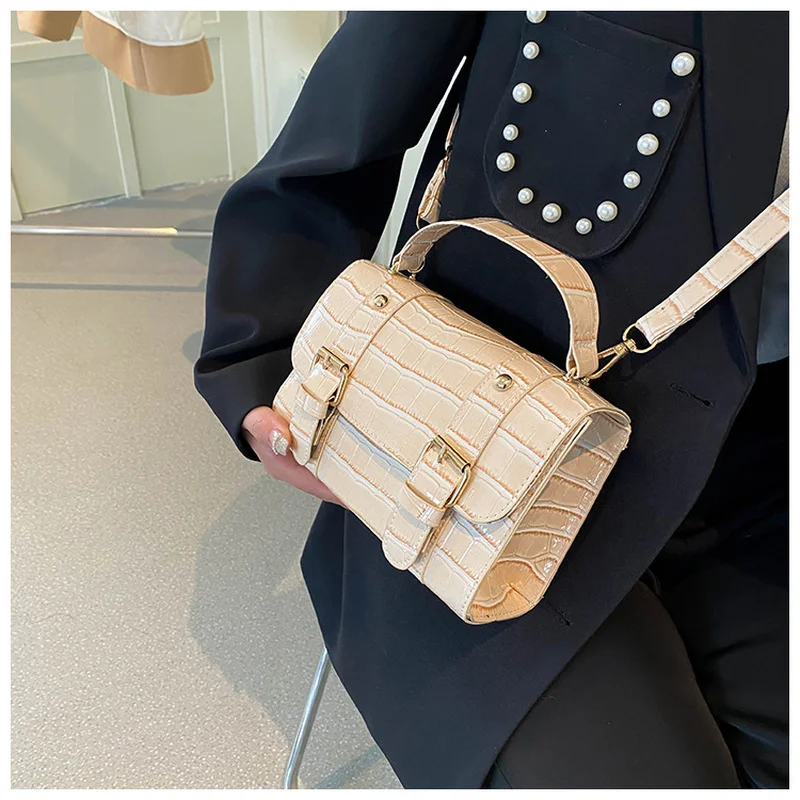 Retro Casual Shopping Bag Fashion Exquisite Women Totes Shoulder Bags Female Leather Solid Color Crossbody Bags for Women 2022