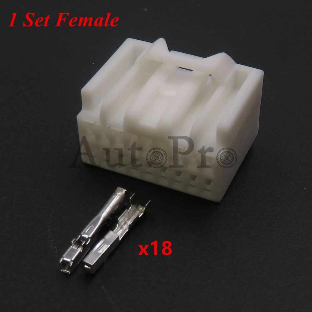 

1 комплект, автомобильный разъем 90980-11912 с 18 отверстиями, 7283-5833