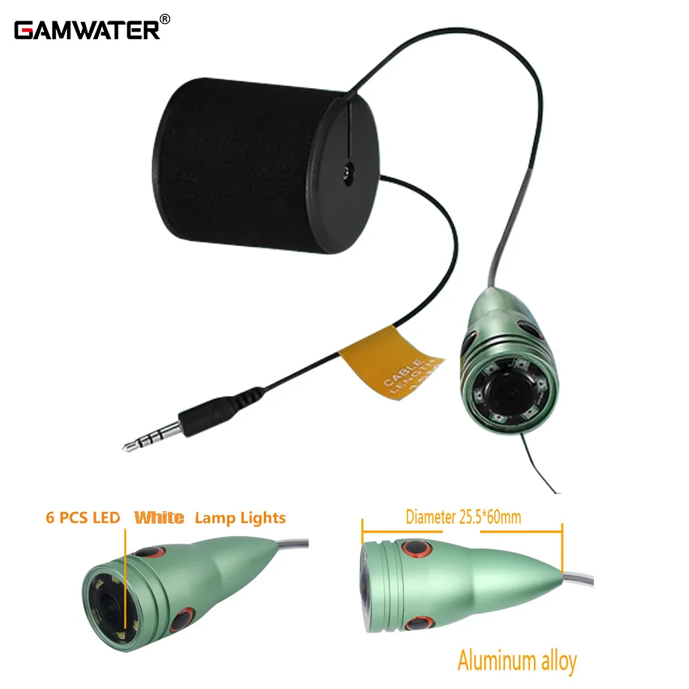 

Подводный эхолот для рыбалки gamwater15 м, камера с белыми светодиодами, 6 шт., для 4,3 дюйма