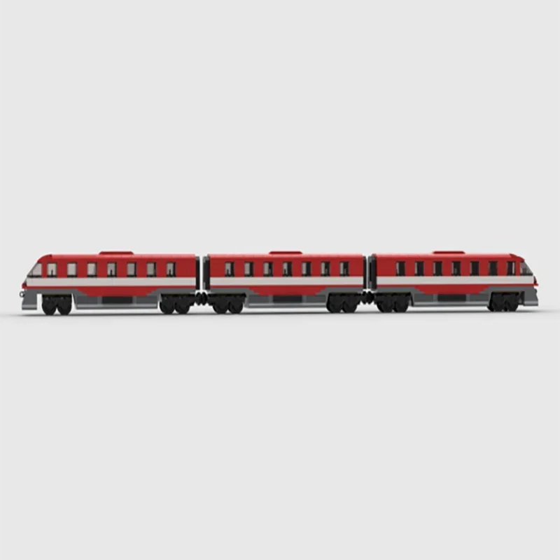 Конструктор Железнодорожный серии Moc конструктор модульная Игрушечная модель
