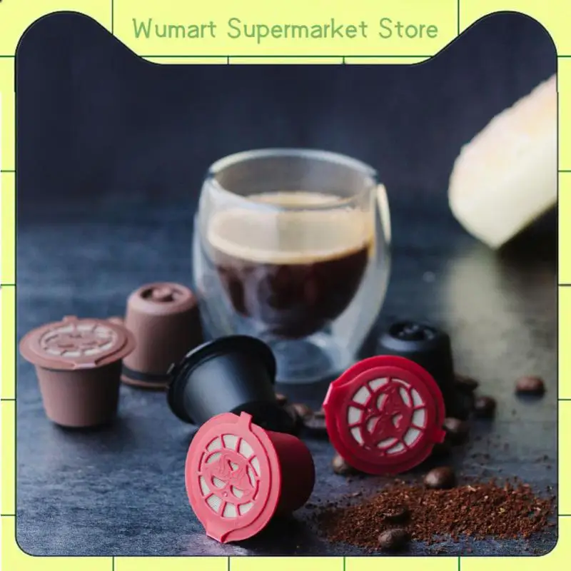 

Экологичные кофейные капсульные чашки, кофейные капсулы, практичные высококачественные многоразовые кофейные контейнеры, кофейные принад...