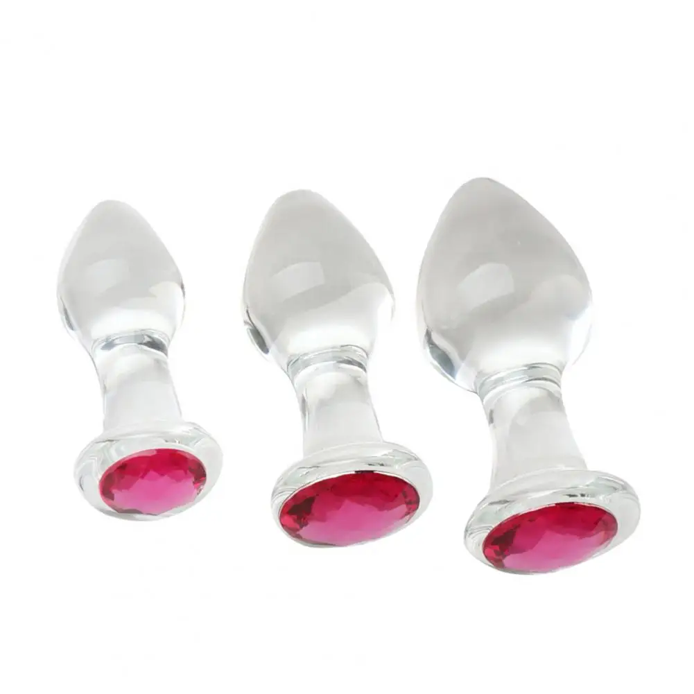 Хрустальная Анальная пробка секс-игрушки взрослые игры фаллоимитаторы БДСМ