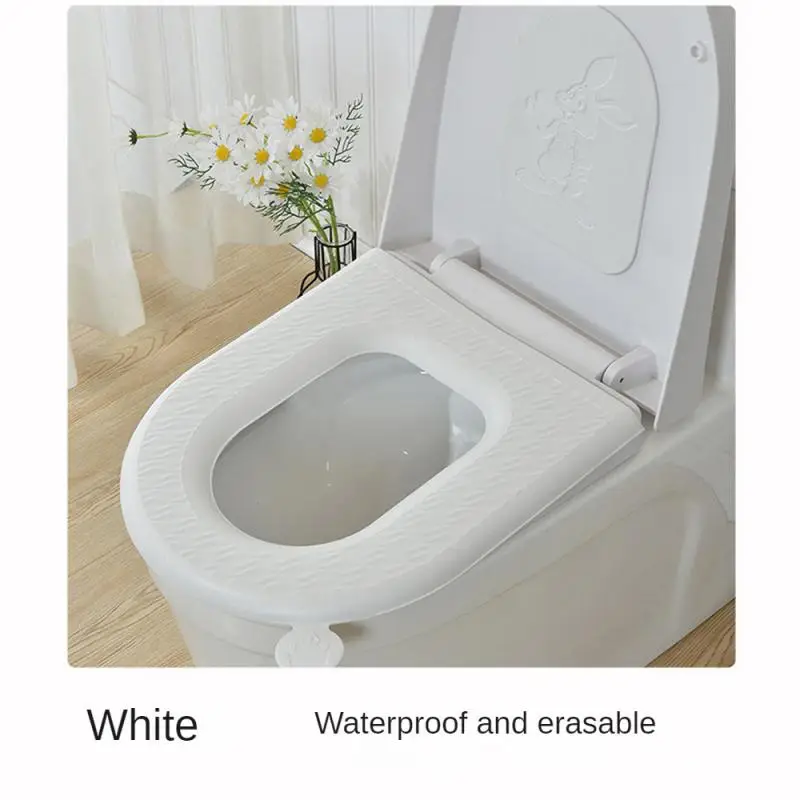 Водонепроницаемый чехол на сиденье унитаза моющийся коврик для в ванную комнату