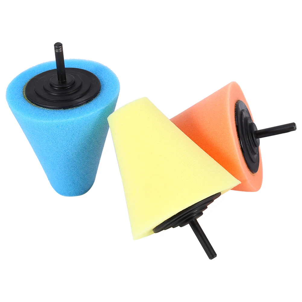 

1PCS Foam Polishing Cone Shaped Buffing Pads for Wheels - Use with Power Drill