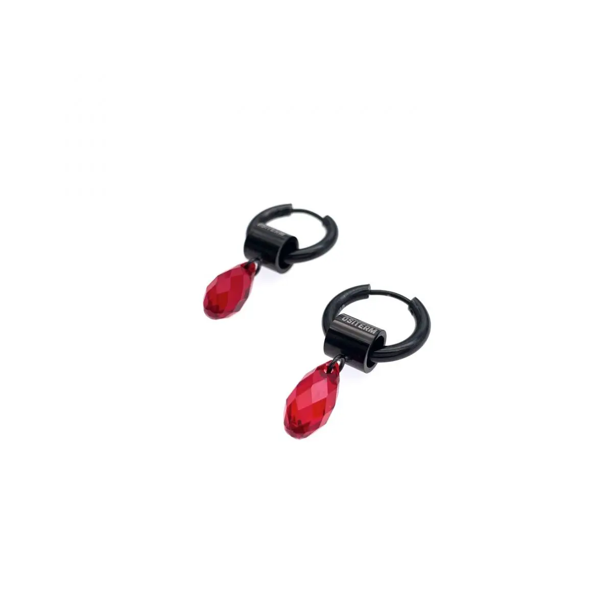Женские серьги-подвески с красными кристаллами, висячие серьги в готическом ретро-стиле красного, черного цветов, 2022