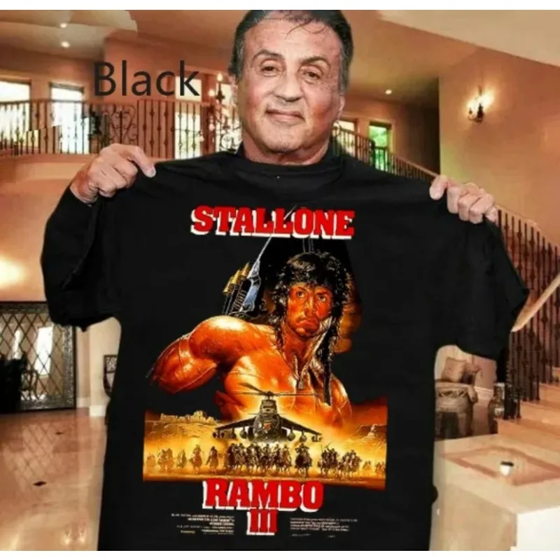 

Rambo T-Shirt 3D Print Polyester Material Sleeve T Shirt Casual Tops Men's Clothing Quality Haikyuu T-shirt for Men Red-blooded