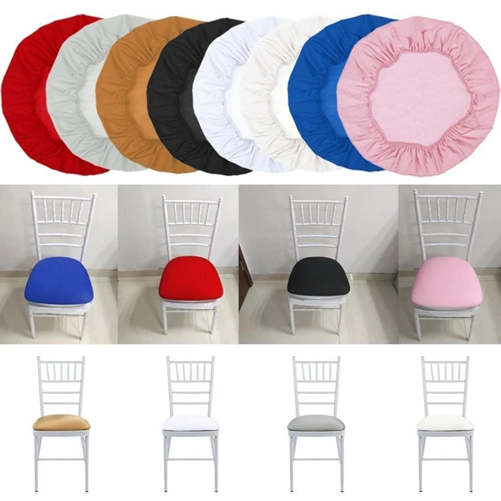 1* Chair Cover Stretch Removable Spandex Elastic Chair Hood Seat Covers 50*50cm For Office Chairs Dinning Room Chairs images - 6