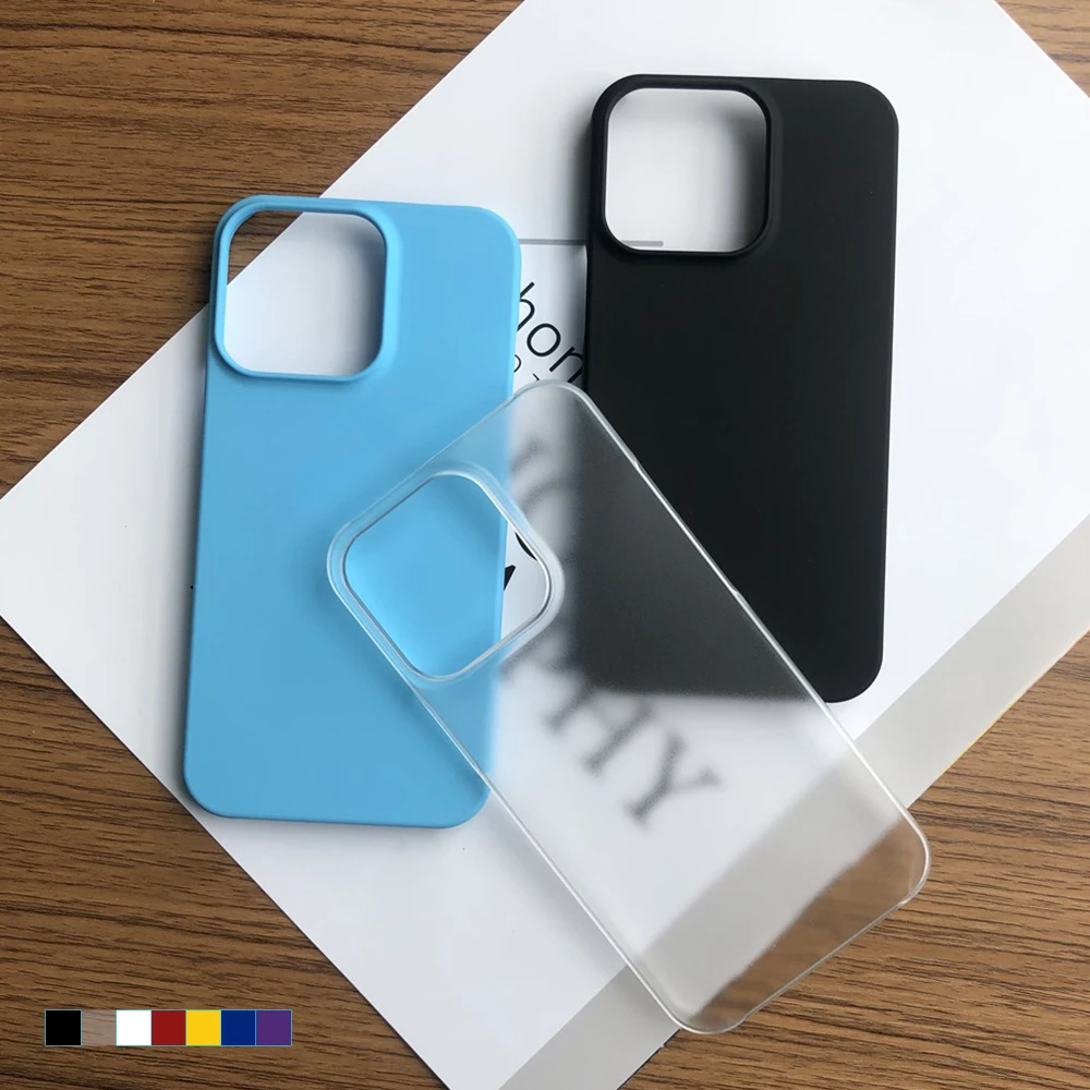 

For iPhone 13 iPhone13 Mini 13pro Pro Max Anti-fingerprint Ultra-thin Smooth Matte PC Case Hard Back Protective Cover