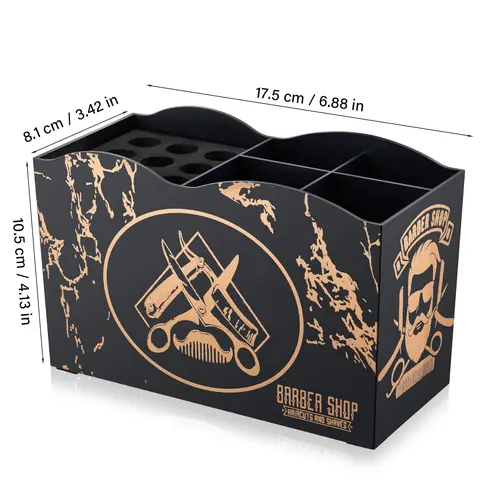 Nástroje pro kadeřníky Úložné box na vlasy nůžky Combs Clips Holder holičství Využívající s velkou kapacitou účes nástroje Rack Home Home