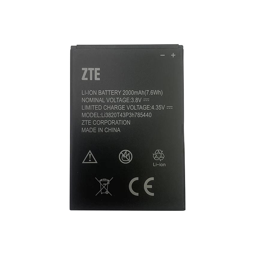 

100% Original 2000mAh Li3820T43P3H785440 Battery For ZTE Blade L370 Blade L2Plus L2 Plus Replacement Batteries Bateria