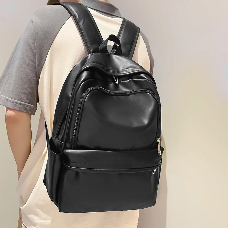 

Woman Backpack New Leather Rucksack Women's Knapsack Travel Bagpacks hool Bags for Teenage Girls Boys Mochila Back Pack