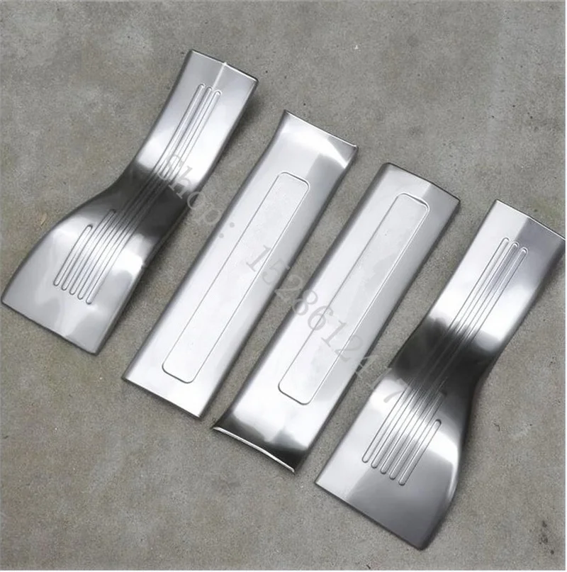 

For ford Explorer 2016-2019 stainless steel Stickers protector Door Sill Scuff Plate Threshold Welcome Pedal Car Accessories