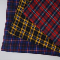 100 cotton plaid fabric autumn and winter shirt skirt casual wear suit dress cushion pillow diy sateen fabric