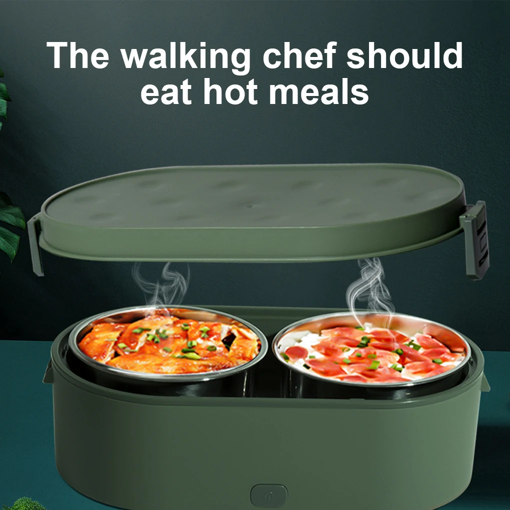 

Электрический Ланч-бокс, Портативный Ланч-бокс для работы, кемпинга, пешего туризма, подогрева пищи, завтрака, подогреватель, контейнер для ...