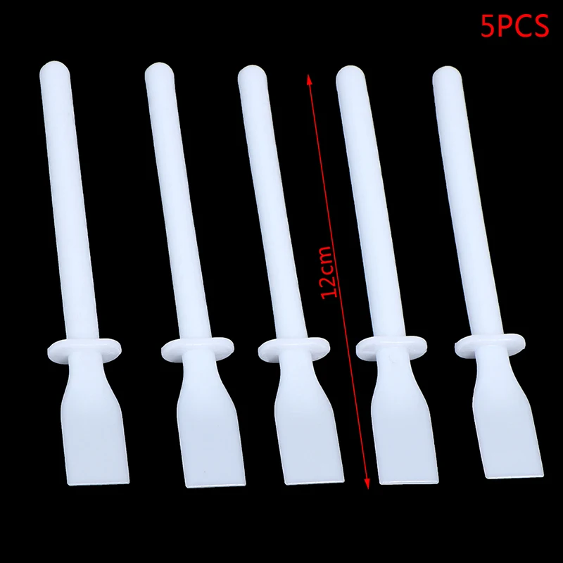 

5Pcs Plastic Palette Knife Painting Mixing Tools Super Tough Oil Painting Scraper For Watercolors Carving
