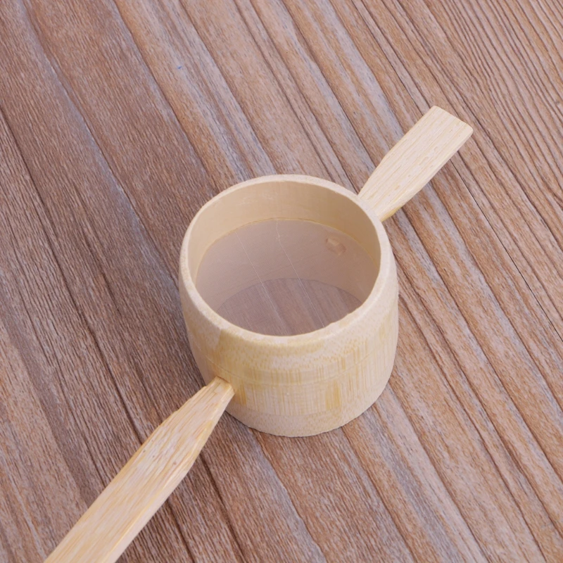

Bamboo Tea Strainer Infuser Kitchen Filter Mesh Handy Handmade Colander
