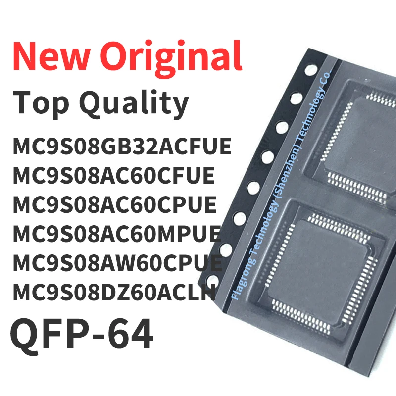 

1 шт. mc9s08gb32acwas MC9S08AC60CFUE MC9S08AC60CPUE mc9s08ac60meumc9s08aw60cpue MC9S08DZ60ACLH LQFP-64 QFP IC новый оригинальный