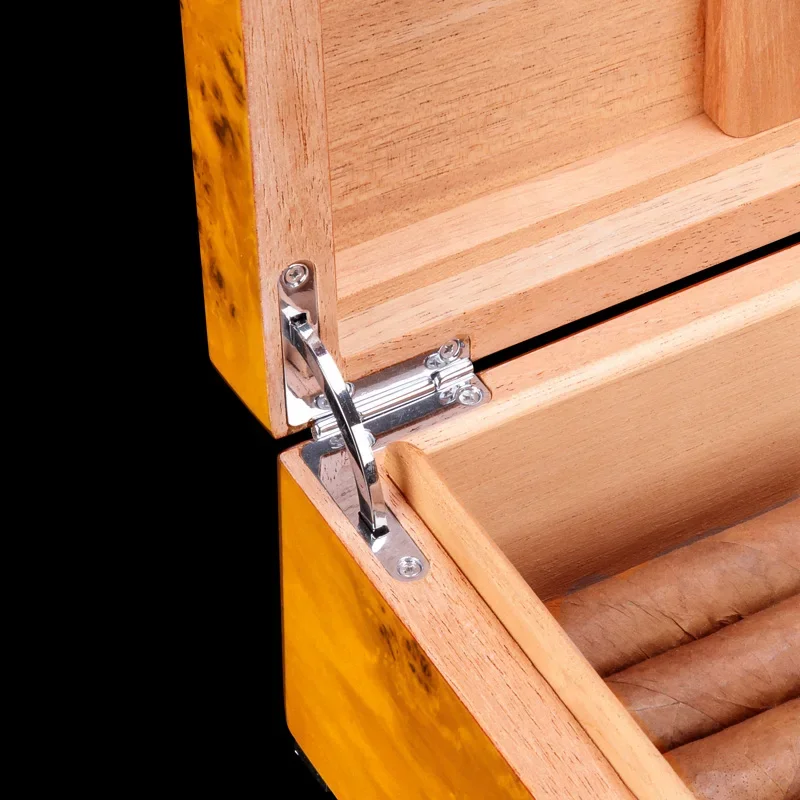 300x230x110 мм сигара хьюмидор большой емкости 50 сигар из кедра увлажняющая