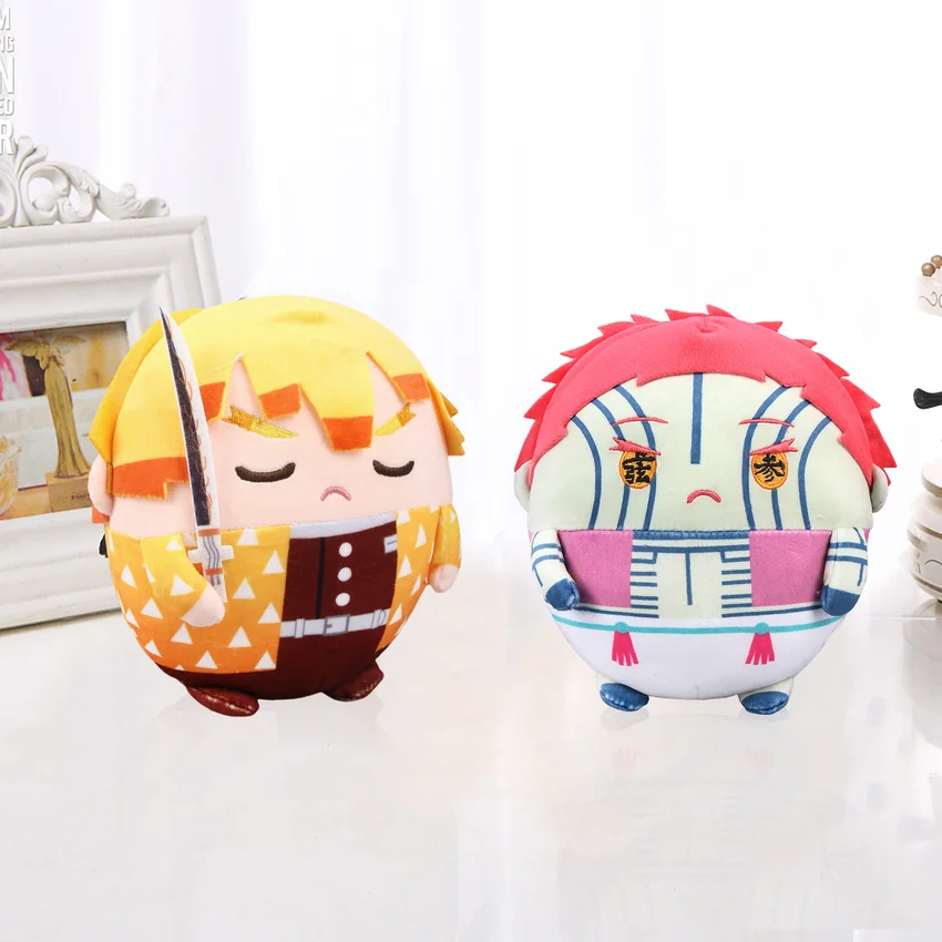 Takerlama 10/20cm Demon Slayer Plush Toy Kimetsu No Yaiba Kamado Tanjirou Tomioka Giyuu Stuffed Pillow Fuwa Mascot Pendant Toys