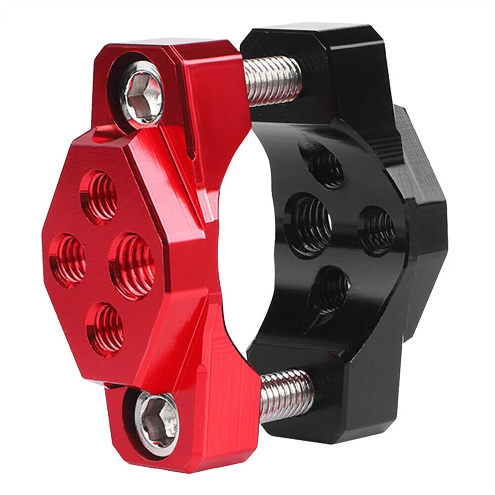 

1*bracket Motorcycle Headlight Spot Light Turn Signals Holder Mount Bracket Fork Clamp Red 17-32mm Aluminum Alloy