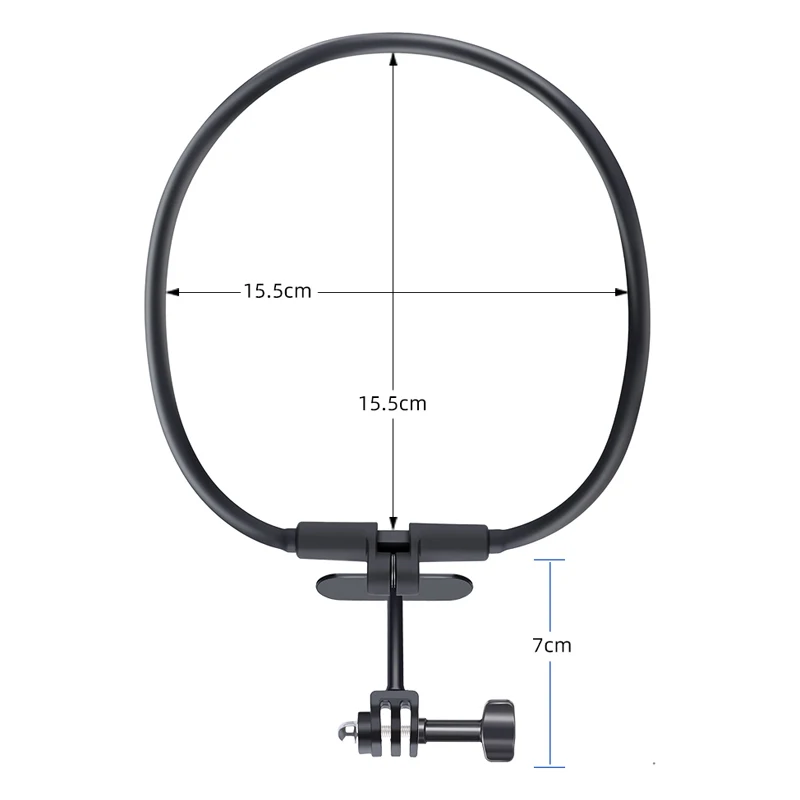 Подставка под подбородок для мотоциклетного шлема держатель GoPro Hero 7 8 9 10 черный