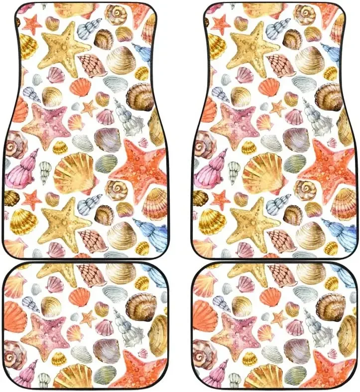 Автомобильные коврики с морскими звездами ракушки индивидуальные автомобильные