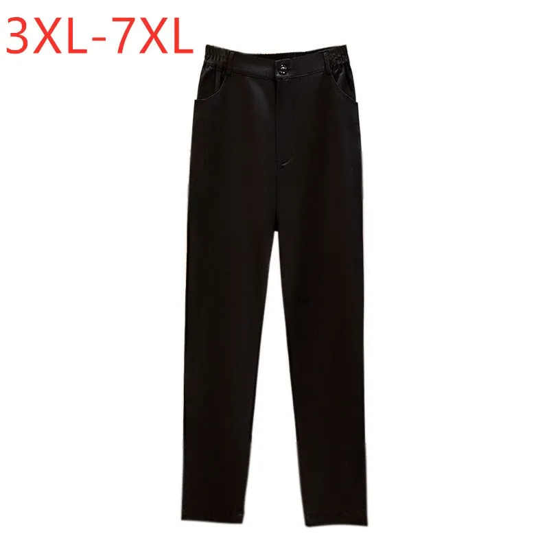 Новинка 2022 длинные брюки для женщин на весну и осень большие свободные черные