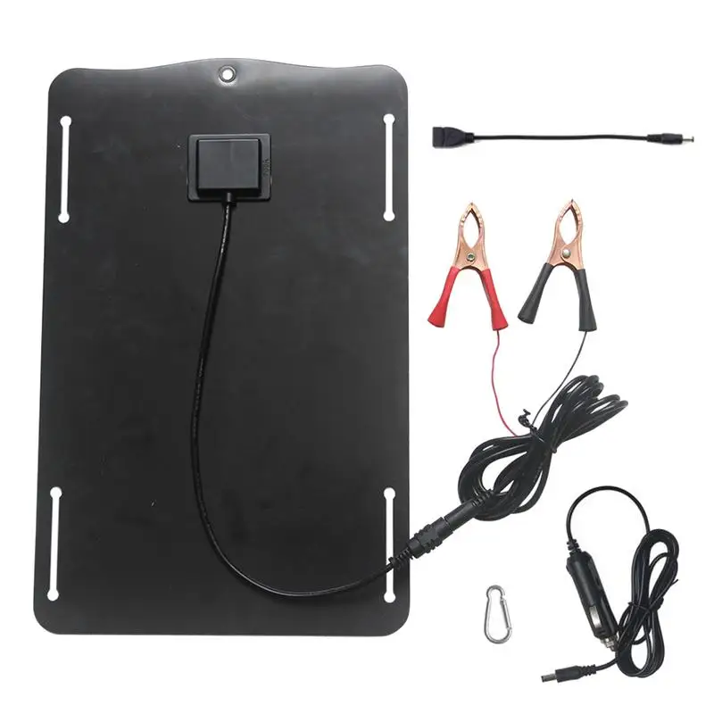 Автомобильное зарядное устройство на солнечной батарее 10 Вт автомобильное для