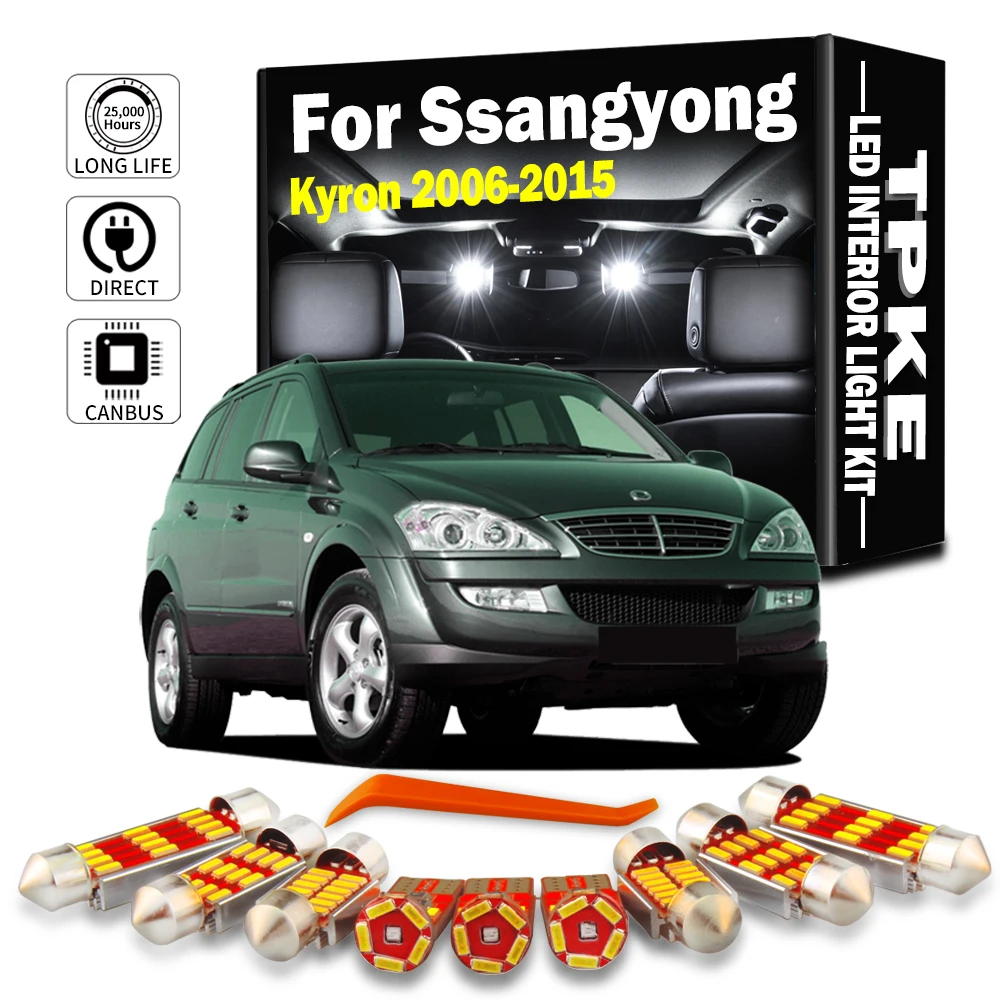 Автомобильные светодиодные светильник пы TPKE для салона Ssangyong Stavic 2005-2015 2016 2017 2018 2019