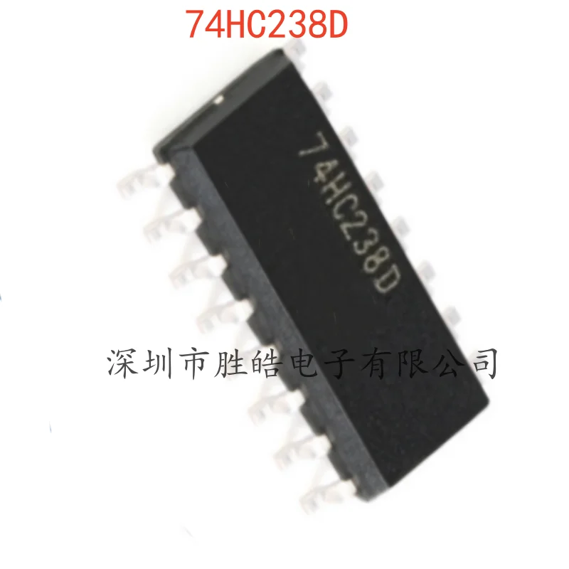 

(10PCS) NEW 74HC238D , 653 238D 3 To 8 Line Decoder / Multiplexer Chips SOIC-16 74HC238D Integrated Circuit