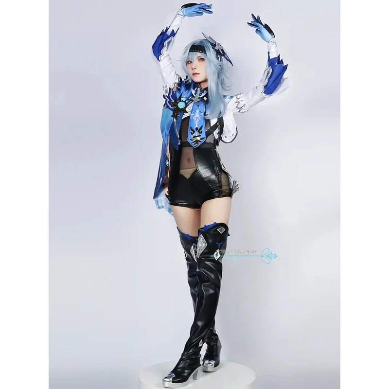 Костюм для косплея Eula Genshinimpact костюм парик полный комплект аниме ролевая игра