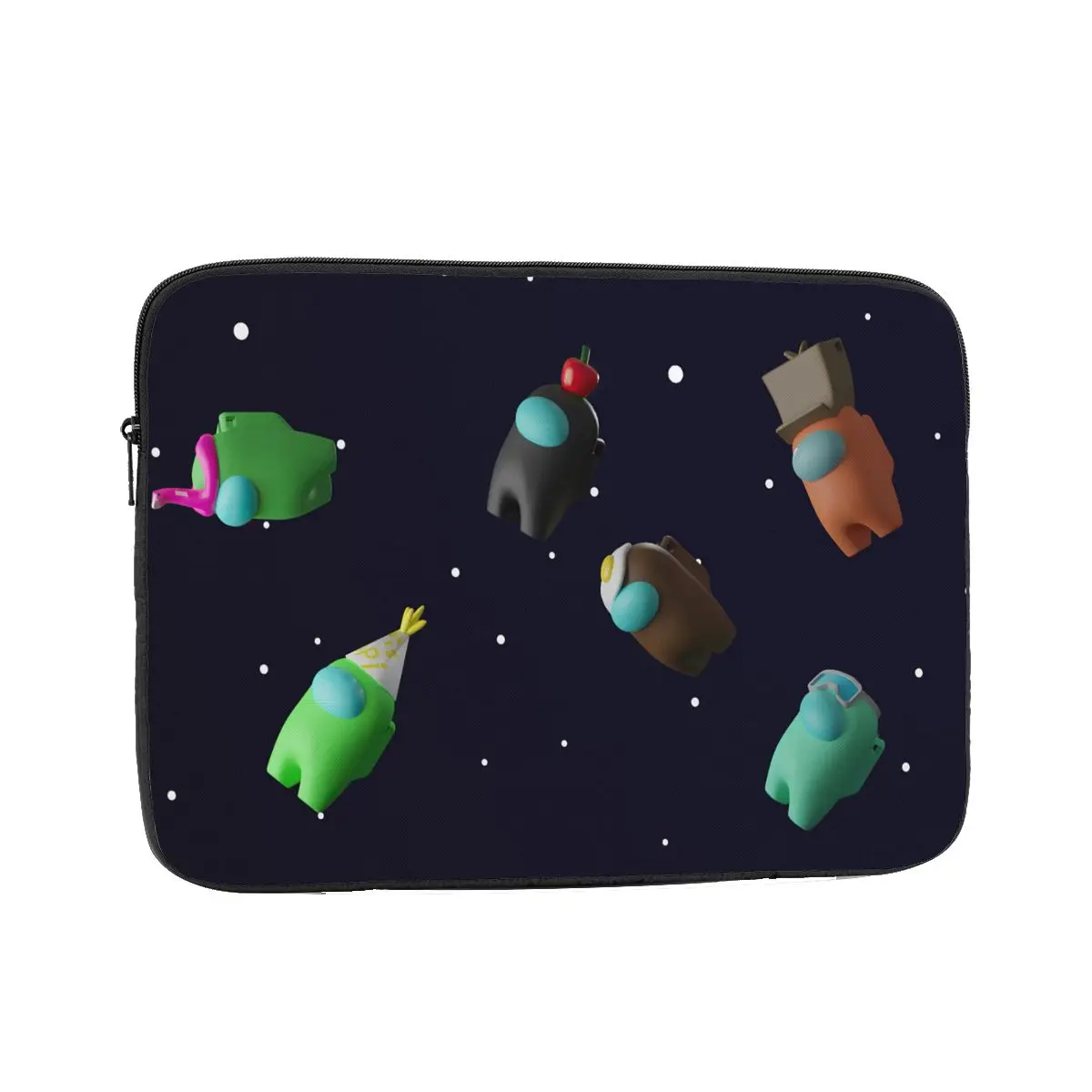 Colorful Among Us Laptop Sleeve Case 12 13 15 17 Inch Space Werewolf Notebook Sleeve Cover Bag Shockproof Case Bag for Men Women