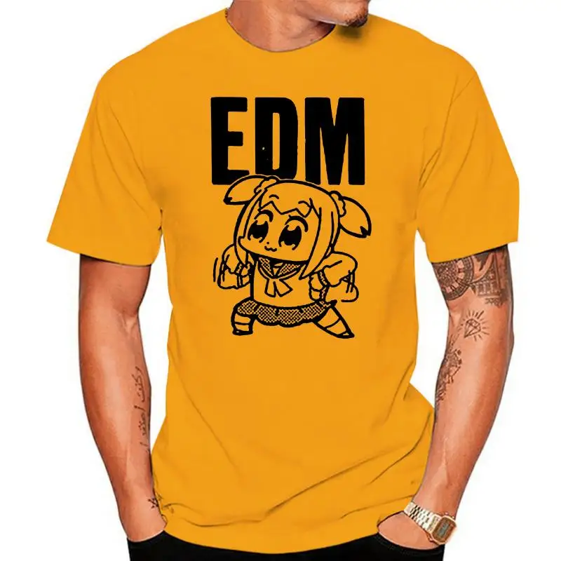 Новая футболка Chara Edm белая с коротким рукавом для девушек размер L Pop Team Epic