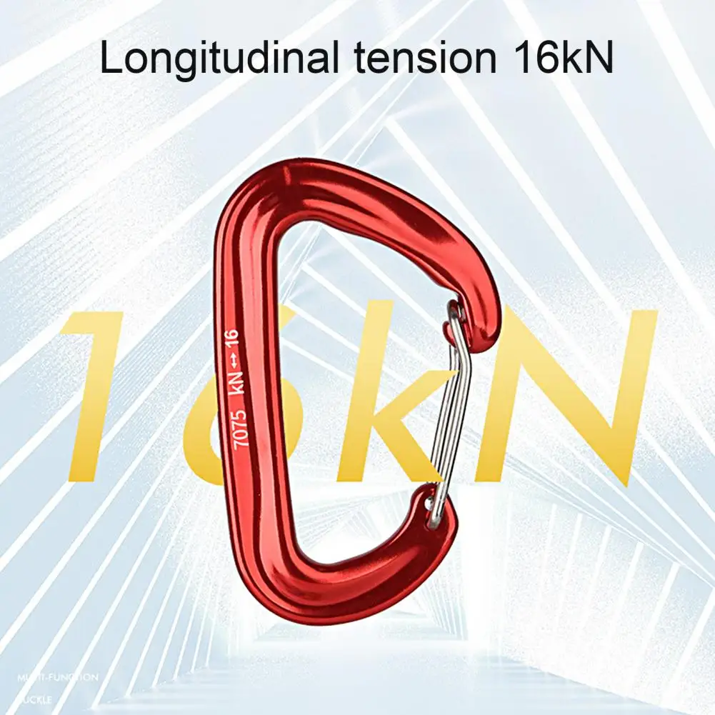 

Крепкий карабин для альпинизма, Карабин D-образной формы, профессиональная Пряжка для альпинизма