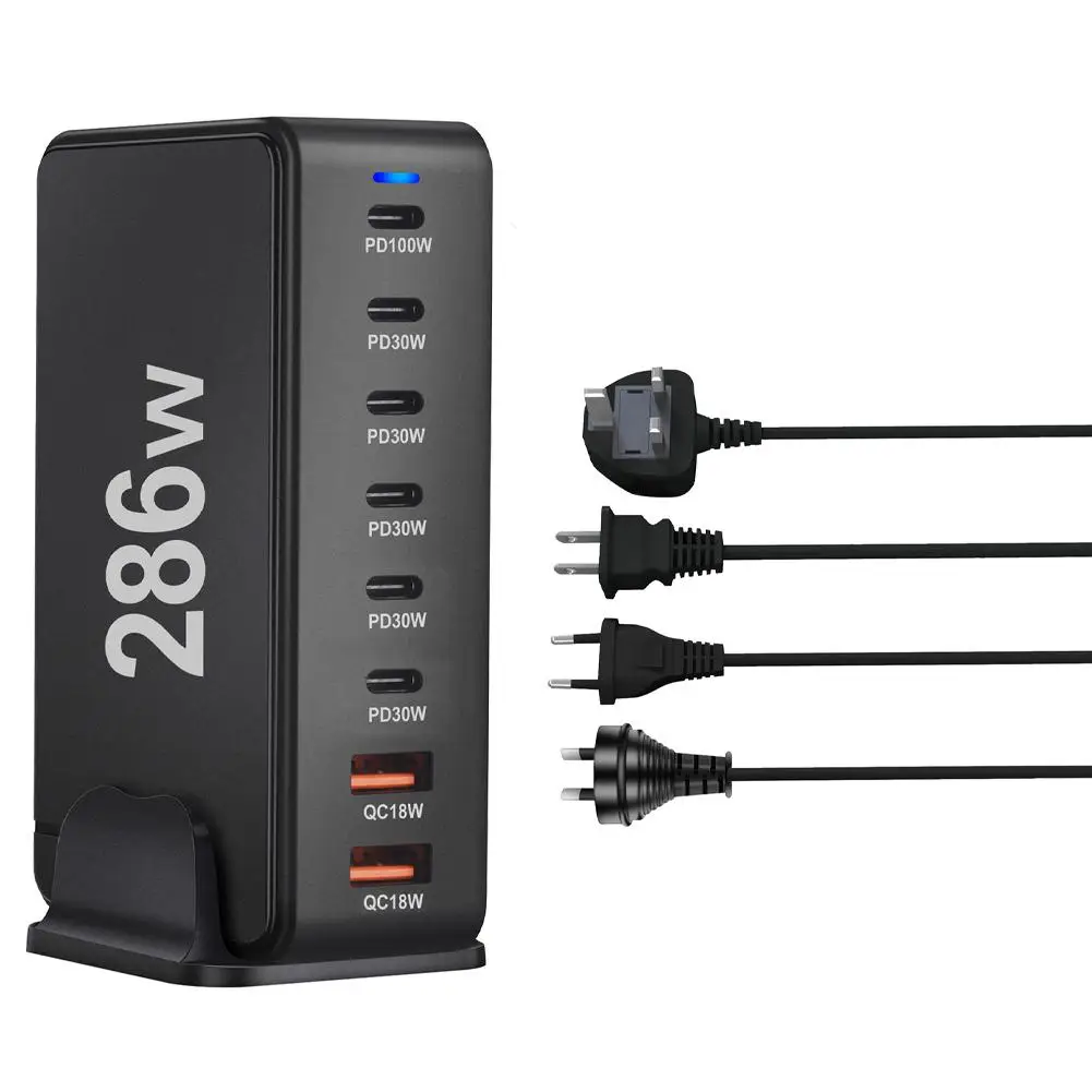 Зарядное устройство 286 Вт в американском/британском стиле новинка настольный