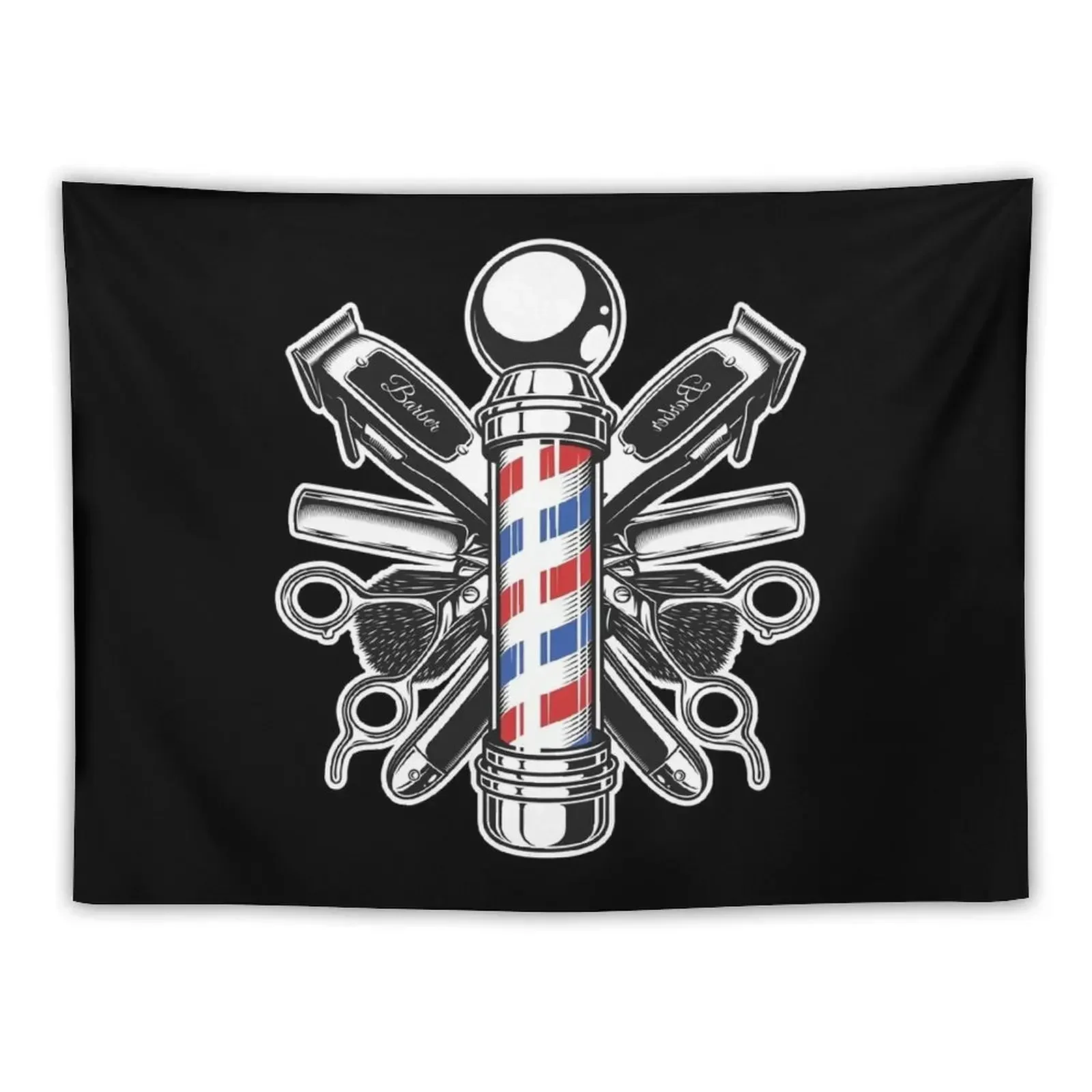 Винтажная Парикмахерская гобелен Декор для дома украшения эстетический аниме