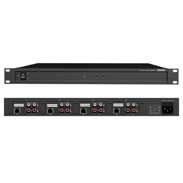 1-канальный 4-канальный IP-декодер для потоковой передачи аудио-и видеосъемки