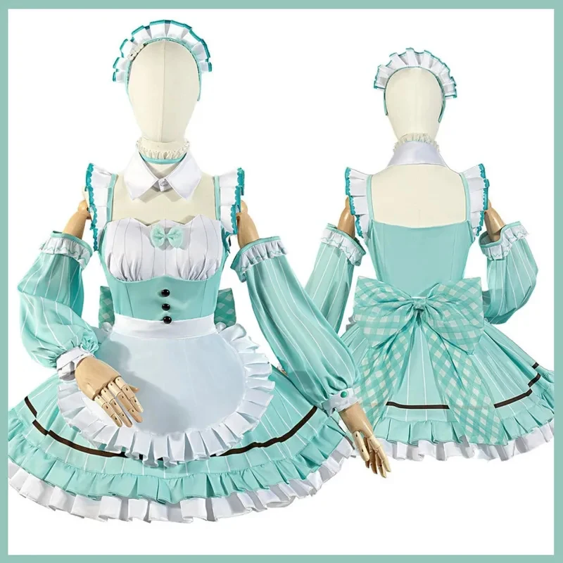 Фото OPAnime LoveLive!Superstar!! Костюм для косплея Вакана Шики: платье принцессы, юбка Лолита, парик, сексуальный наряд для женщин, маскарадный бал, S 8f5d][ №3